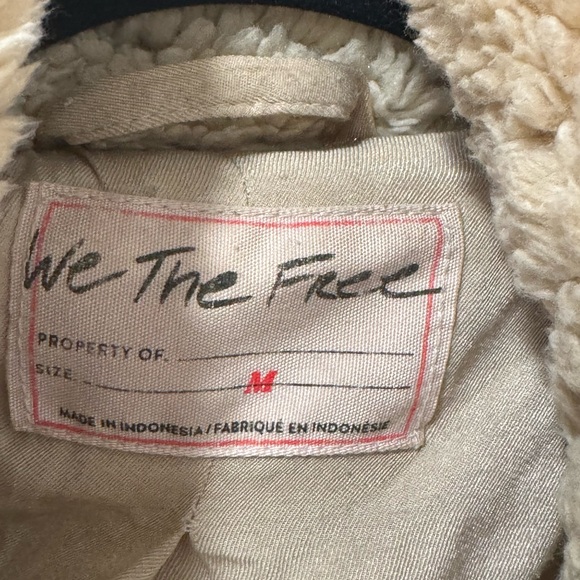 Free people so cozy slouchy teddy sherpa jacket coat - Picture 8 of 14